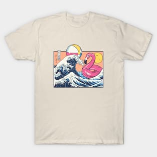 Great Wave at the Pool T-Shirt